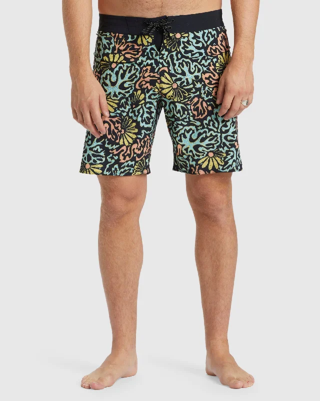 surf clothing with non-slip cuffs-Mens Sundays Airlite 20" Boardshorts