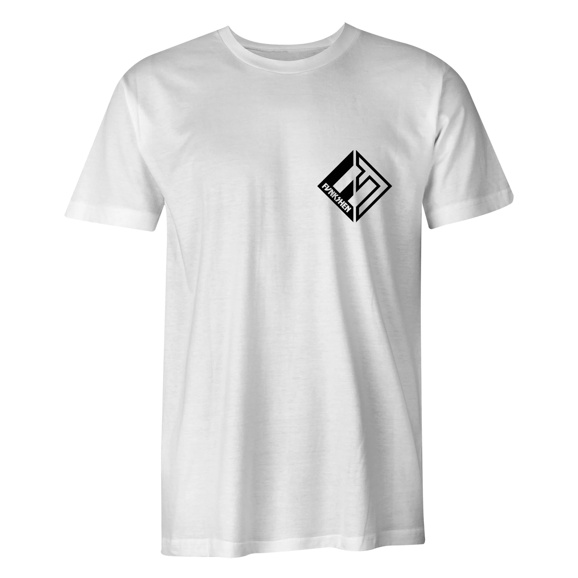 longboard surfboards with strong rails for durability-Funkshen KAOS T-Shirt - White