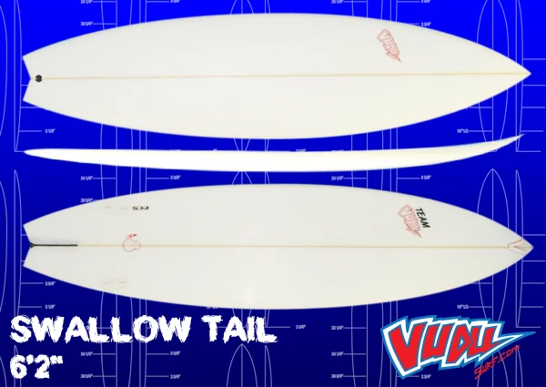 surfboard repair adhesive for fixing cracks-VUDU SWALLOW TAIL – THE ARCH MODEL