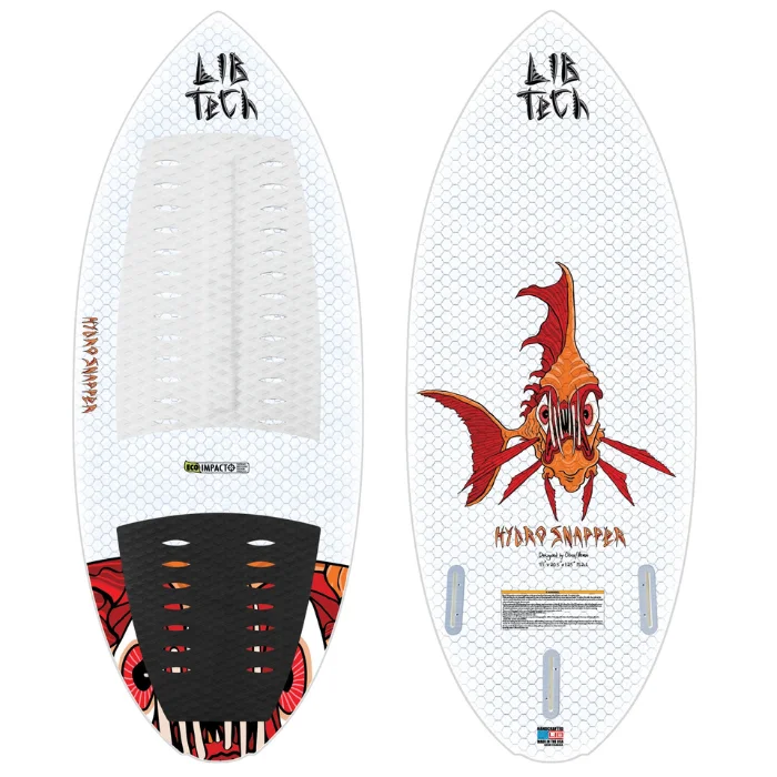 surfboard rash guards for added protection while paddling-4'7" Lib Tech Hydro Snapper Skim Wakesurf Board