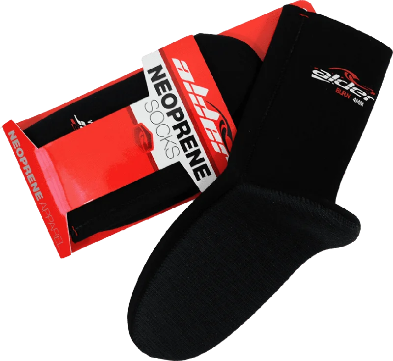 surf clothing with compression features-Burn 4mm Socks