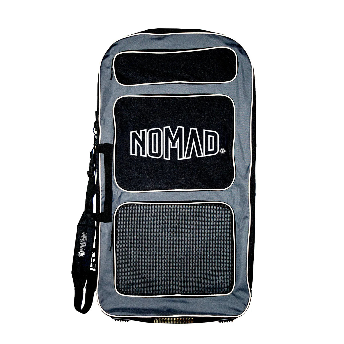 longboard surfboards with classic nose shapes-Nomad Transit Board Cover - Grey/White