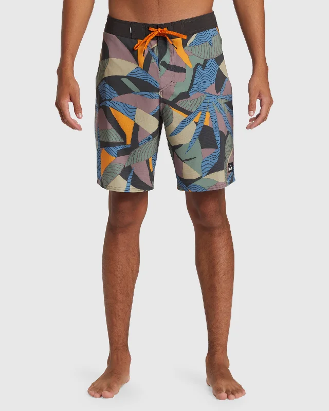 surf clothing with ventilation for breathability-Mens Highline Straight 19" Boardshorts