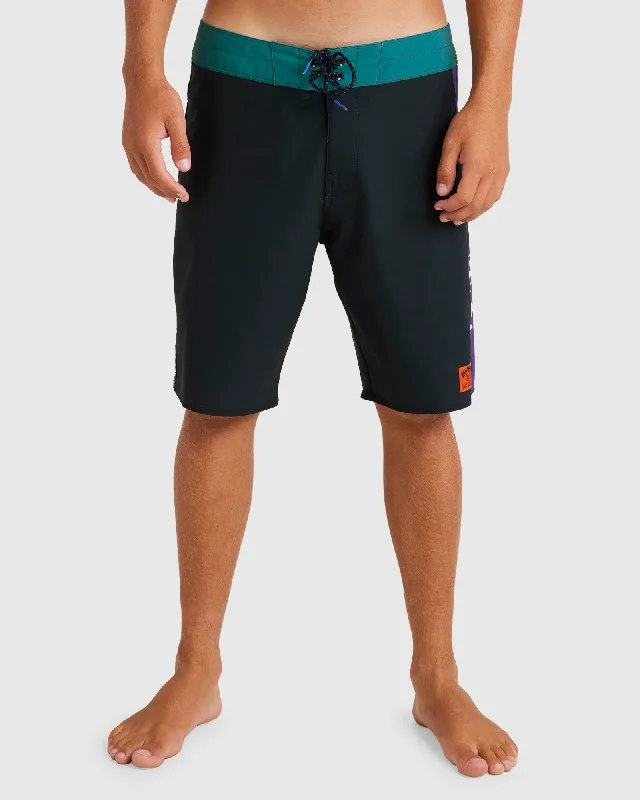 surf clothing for maximum sun protection-Mens Terrys D Bah Pro 19" Boardshorts