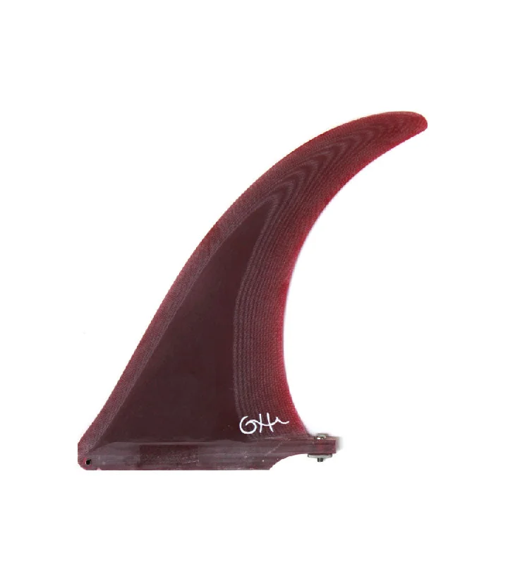 surfboard fins with reinforced edges for strength-Gato Heroi T Fin (Wine)