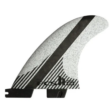 surfboard fins with maximum grip on turns-FCS II Firewire PC Carbon Medium Tri Fin Set