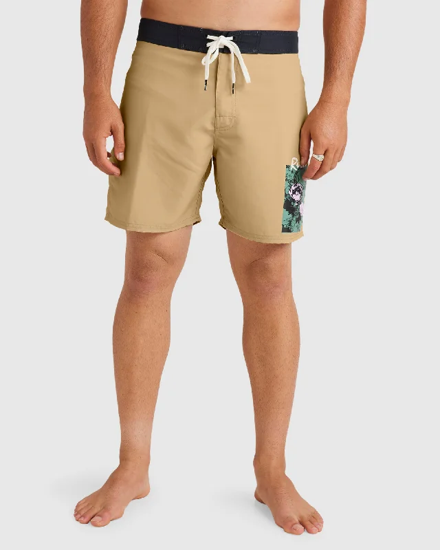 surf clothing with quick-release zippers-Mens Pick Of The Bunch 17" Boardshorts