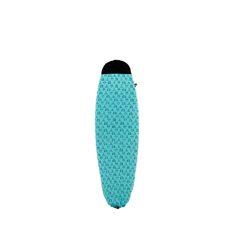 surf clothing with stylish, minimalist designs-Board Sock - Aqua - 6'