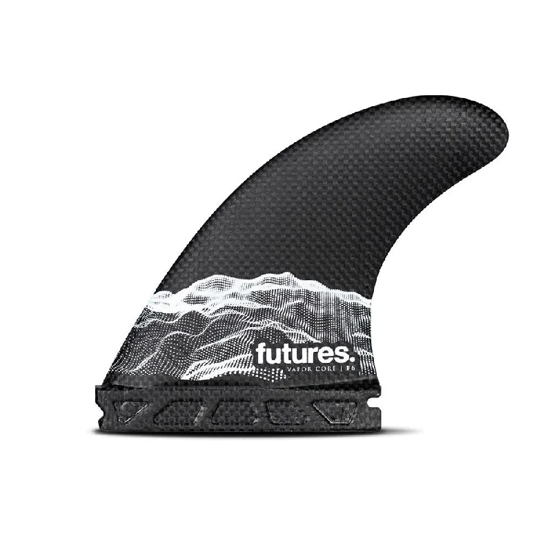 surfboard fins for quick acceleration-Futures Fins Vapor Core F6 Thruster Surfboard Fin