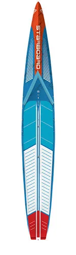 longboard surfboards with multi-fin setups for versatility-14' x 28" Starboard All Star Blue Carbon 2024