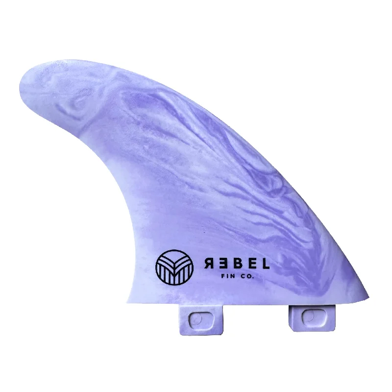 surfboard fins with responsive flex-MARBLE THRUSTER FINS - FCS 1 - recycelte glasfaserverstärkte Materialien