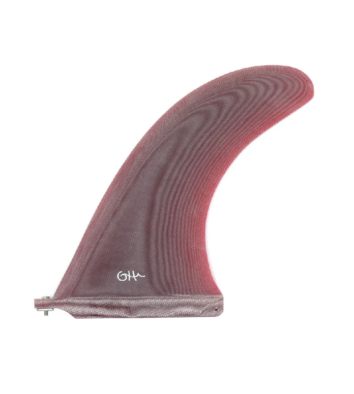 surfboard fins with different materials for performance-Gato Heroi D Fin (Wine)