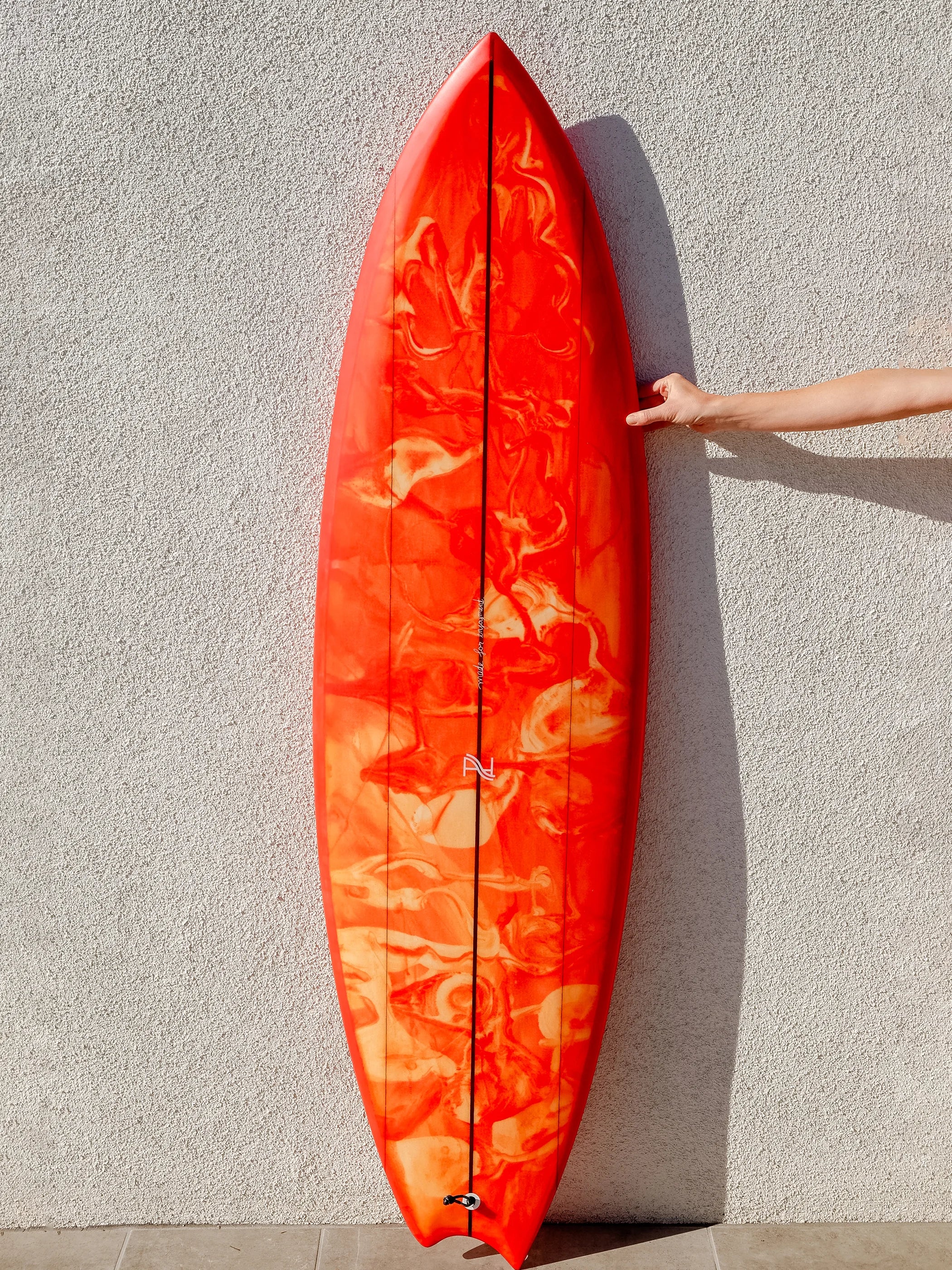 longboard surfboards for maximum paddle power-A&H Vessels | 5’11” Ordainer Reg Foot Volcano Surfboard (USED)