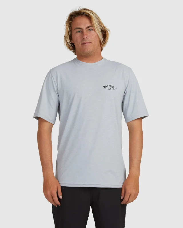 surf clothing with quick-drying properties-Mens Shoreline Loose Fit Rash Vest