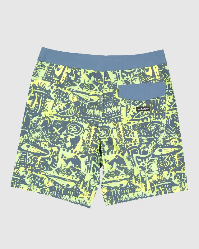 surf clothing with built-in sunscreen-Mens Surfsilk QS 69 19" Boardshorts