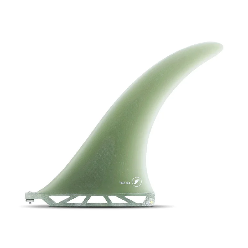 surfboard fins for more precise maneuvers-Futures Fins Tiller Volan Fiberglass 10.0" - Volan Clear