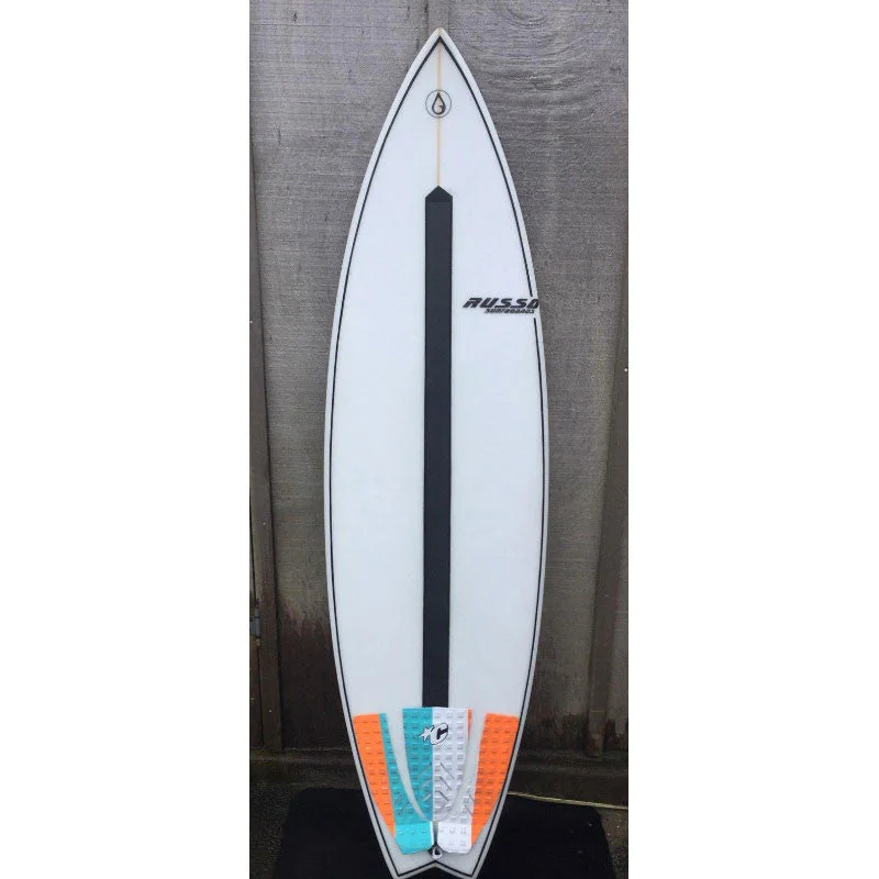 surfboard wax applicator for smooth coating-Used Russo 5'8" Shortboard Surfboard