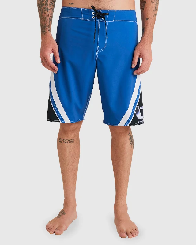 surf clothing with compression features-Mens Chrome Fluid 2K Pro 21" Boardshorts