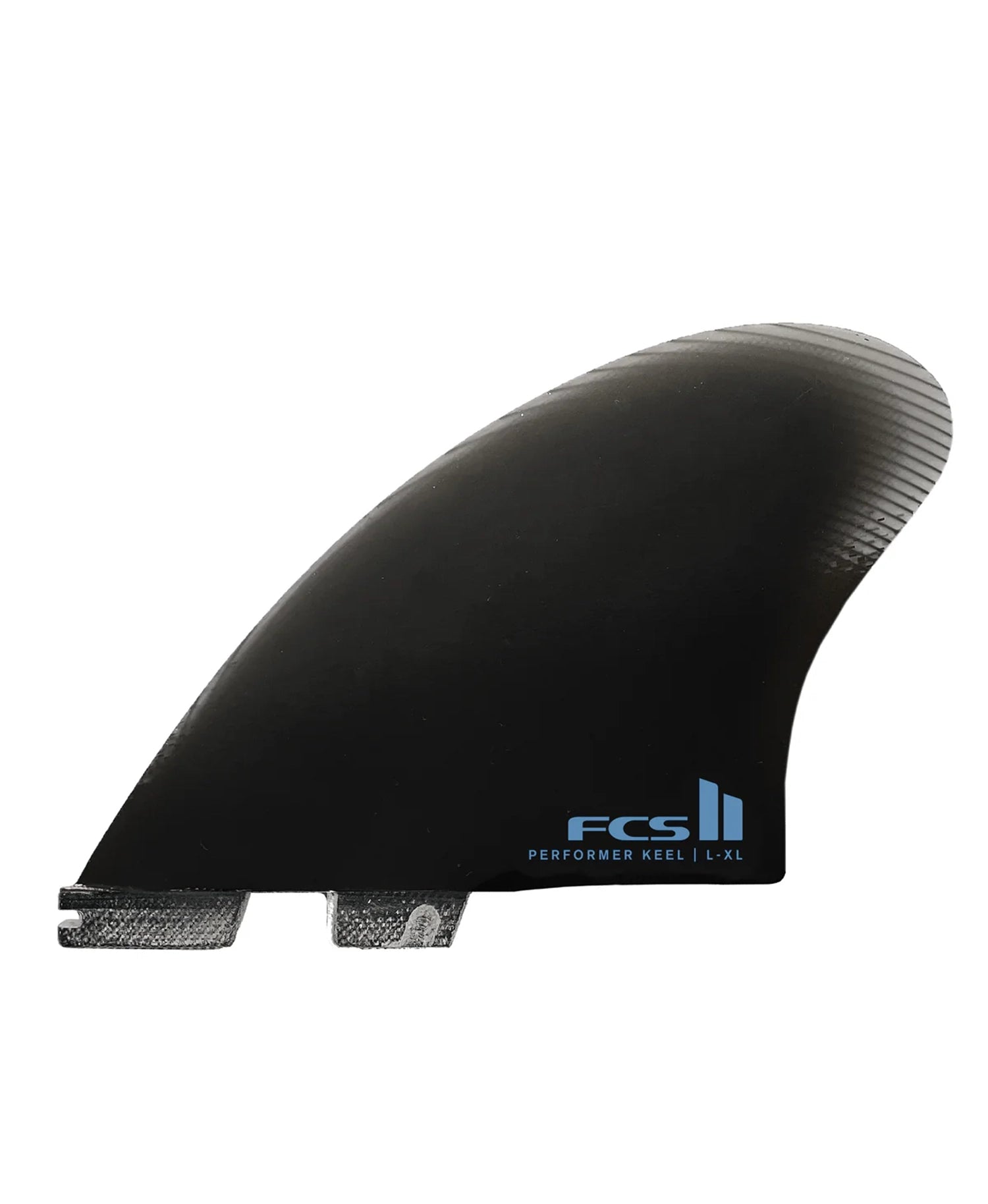 surfboard fins with soft edges for smoother rides-FCS II PERFORMER KEEL TWIN FIN SET