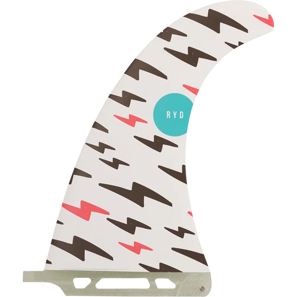 surfboard fins with durable, lightweight material-Good Vibes 9.5 Raked Longboard Fin (OLD)