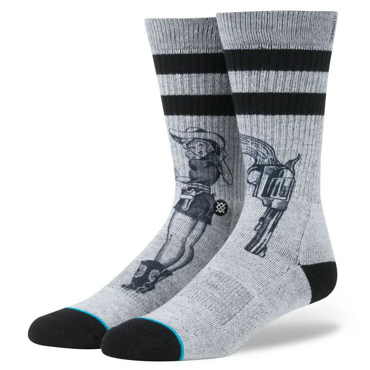 surf clothing with non-slip cuffs-Stance Bushleague Socks