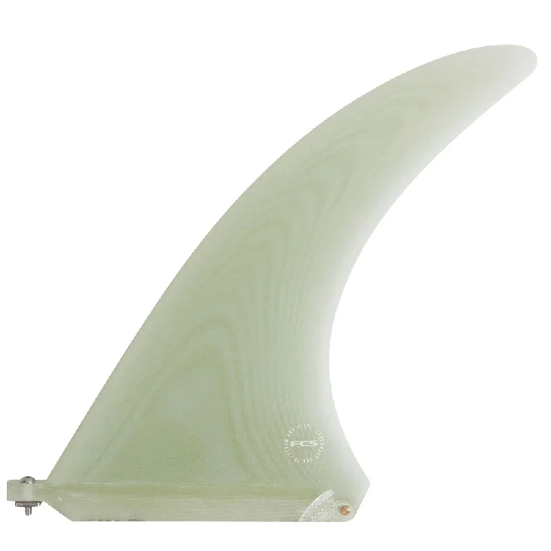 surfboard fins for big wave surf-FCS Flow Screw & Plate PG 8.5 Fin Clear