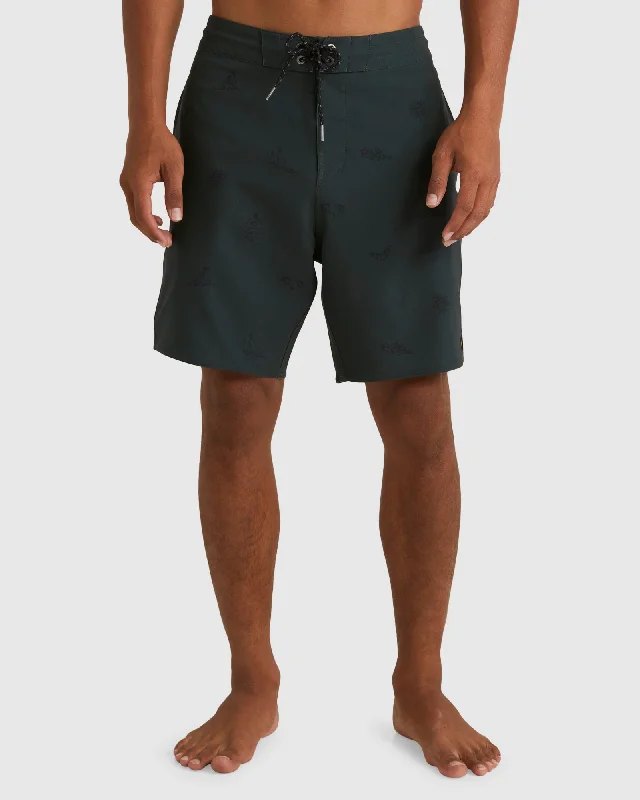 surf clothing with water repellent coating-Mens Destination  Lo Tide Boardshorts