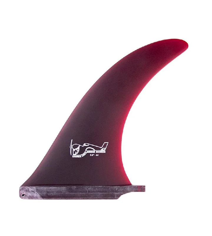 surfboard fins with durable, lightweight material-Greenough 4A Red 9