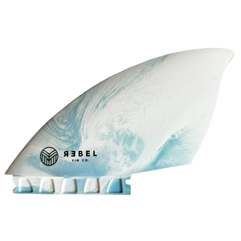 surfboard fins for smooth, controlled rides-MARBLE TWIN FINS - recycelte glasfaserverstärkte Materialien