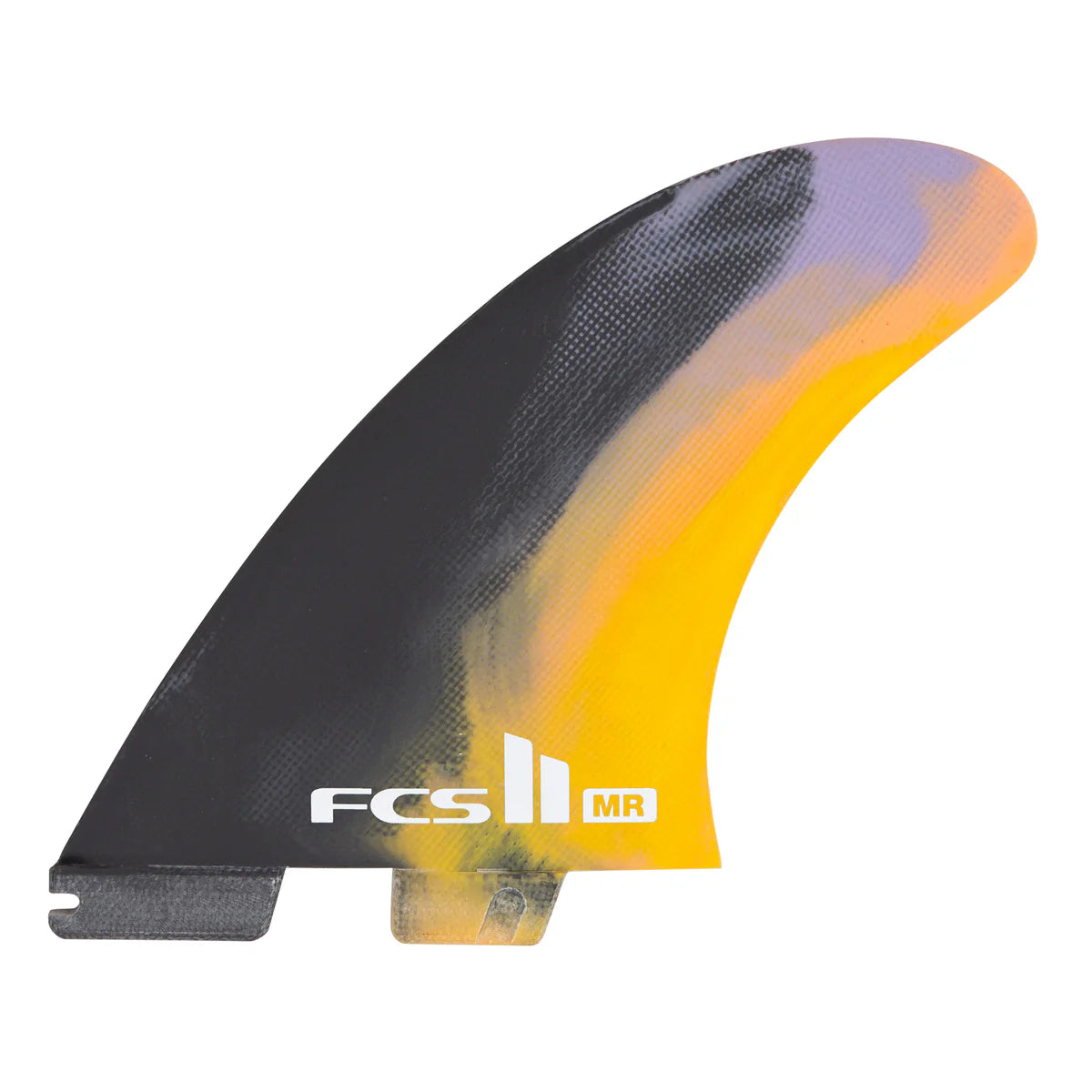 surfboard fins for deeper turns-Mark Richards Twin + Stabilizer - Black/Colour Swirl