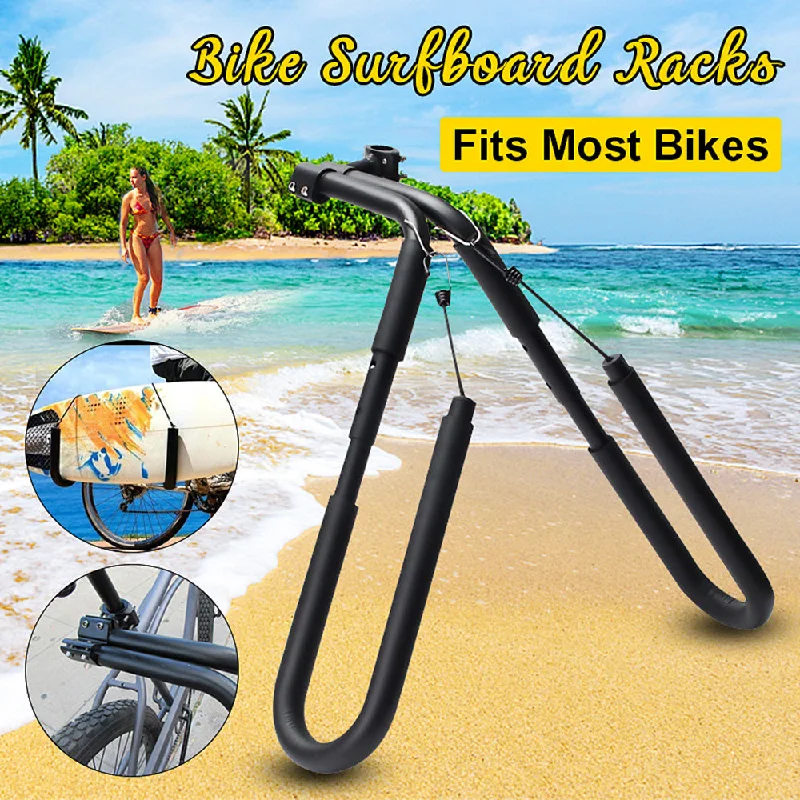 surfboard quick-dry towel for easy use-Au Stocks Surfboard Bicycles Carrier Rack Bike Skimboard New Side