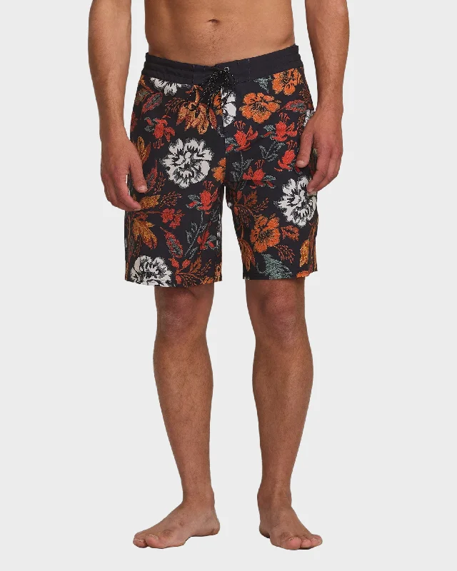 surf clothing with fun, bold prints-Mens Sundays Lo Tide Boardshorts