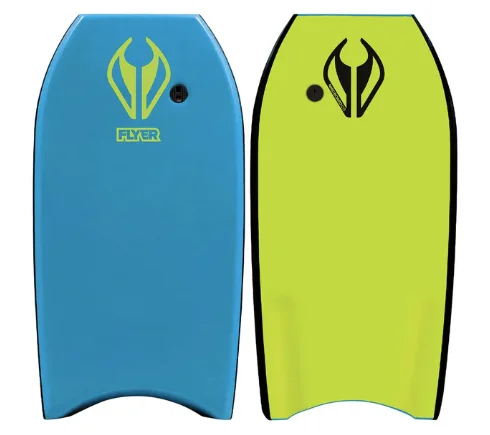 longboard surfboards for smooth wave entry-NMD Flyer EPS - Sky Blue / Yellow