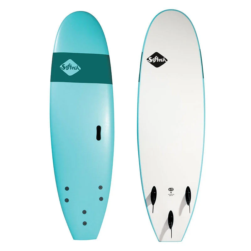 longboard surfboards with pin tails for better tracking-Softtech Handshaped Softboard 9'0" Surfboard - Soft Sky