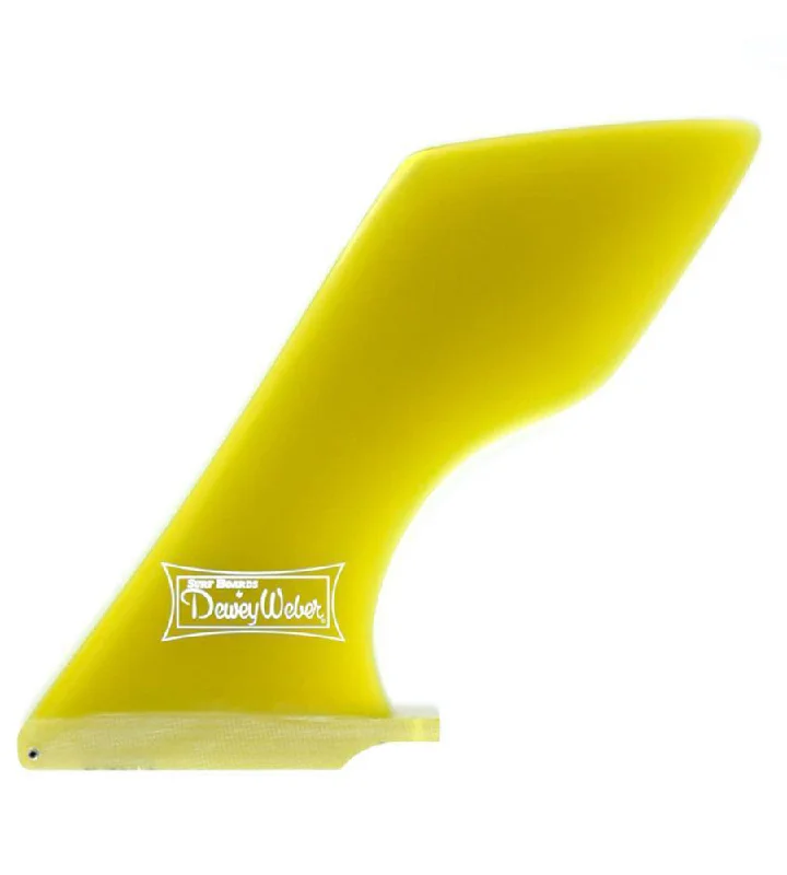 surfboard fins for more balance in the water-Dewey Weber Hatchet Yellow 10.75