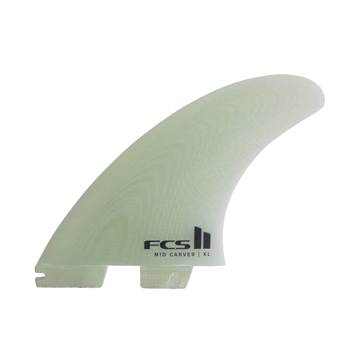 surfboard fins with greater depth for stability-Mid Carver Performance Glass XL - Clear