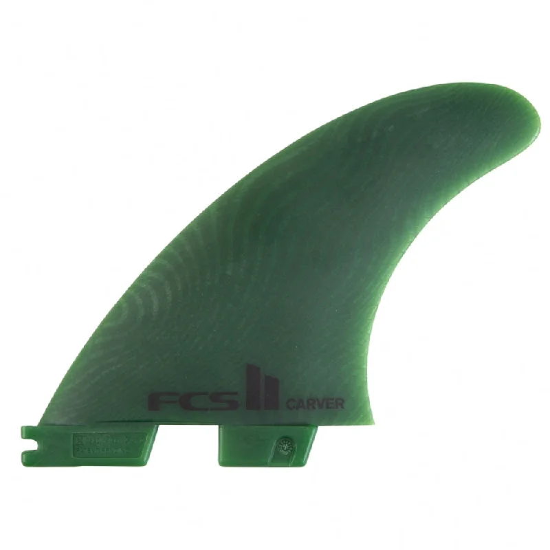 surfboard fins with streamlined shapes for speed-FCS II Carver Neo Glass Tri Fin Set