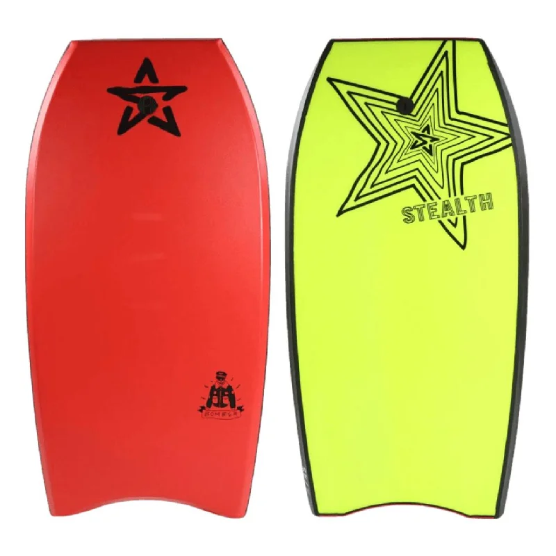 longboard surfboards with streamlined shapes for speed-Stealth Bomber EPS 45" - Red