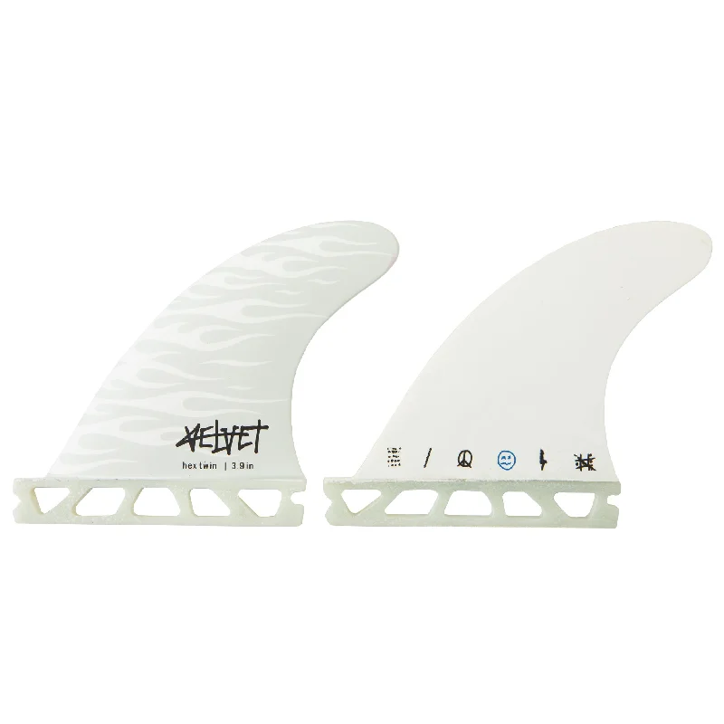 surfboard quick-release fin system for easy swaps-Fuego Twin