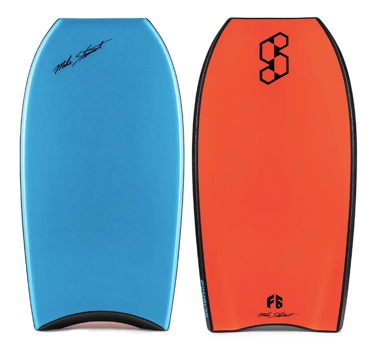 longboard surfboards with durable outer coating for protection-Science Style Tech PE - Light Blue / Orange 42"