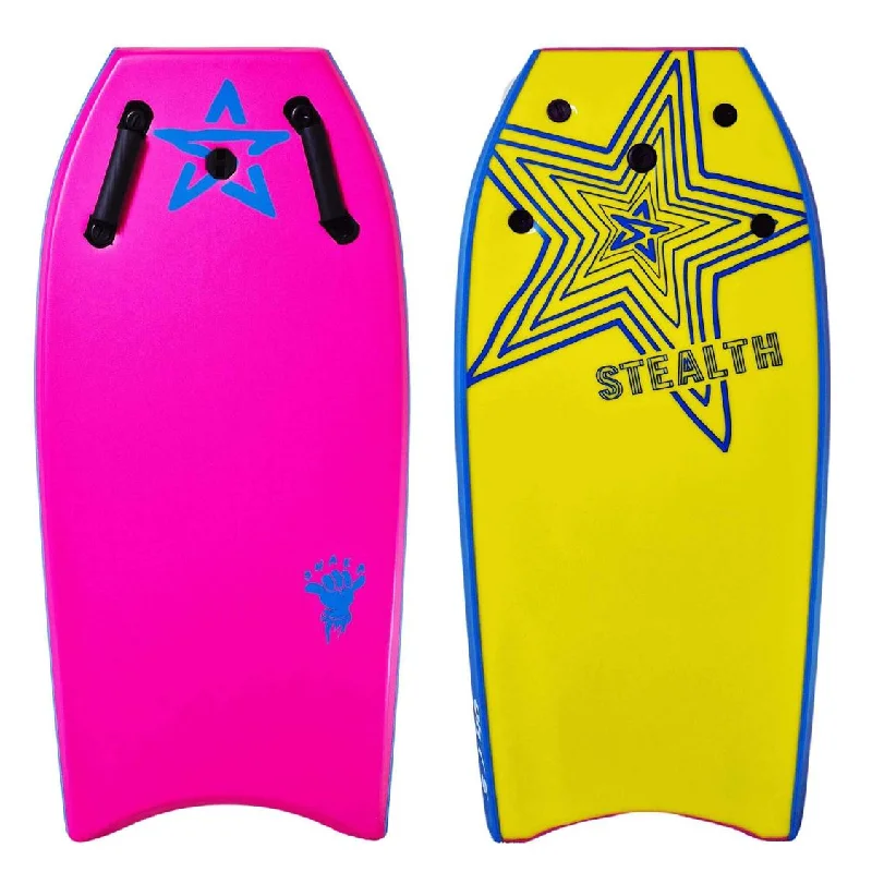 longboard surfboards with minimal drag for faster rides-STEALTH SHAKA EPS - Pink 2025