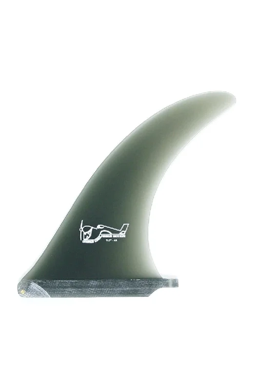 surfboard fins with different materials for performance-True Ames Greenough 4-A 9" Fin - Smoke