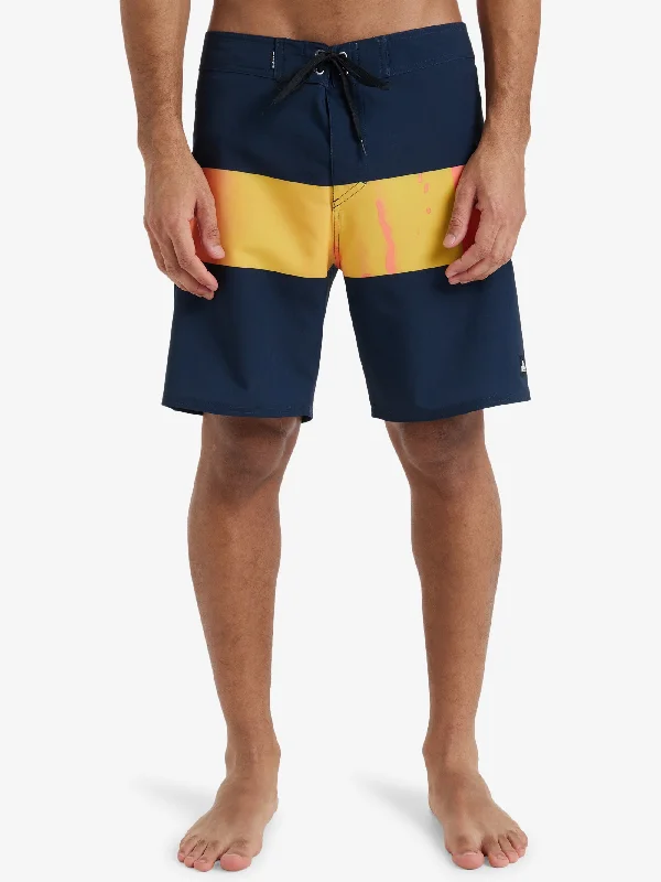 surf clothing with breathable mesh panels-Mens Surfsilk Straight Leg 18" Boardshorts