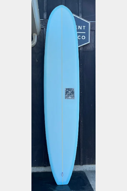 longboard surfboards with classic nose shapes-Murdey Lil Buddy 9'2" Longboard Surfboard Old