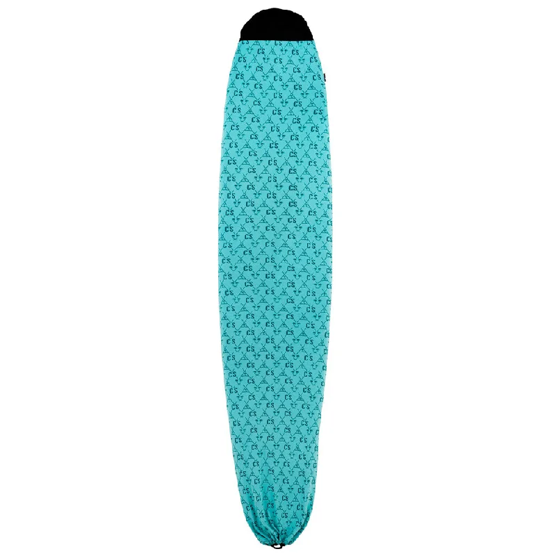 surf clothing with long sleeves for sun protection-Board Sock - Aqua - 9'