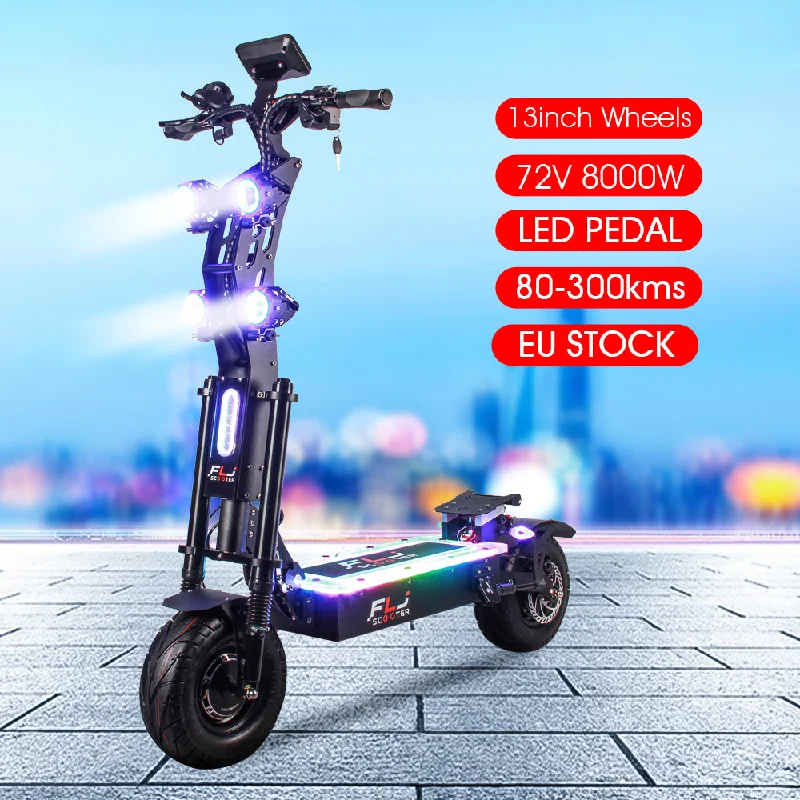 surf clothing for casual beach walks-fat wheel 72V Electric Scooter