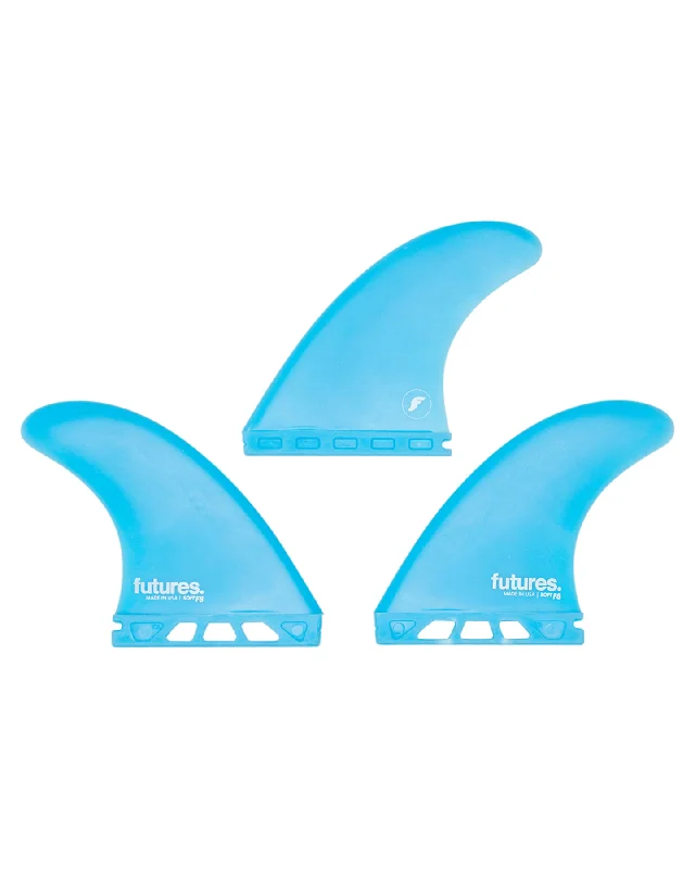 surfboard fins with different materials for performance-Futures Fins F8 Soft Thruster Fins