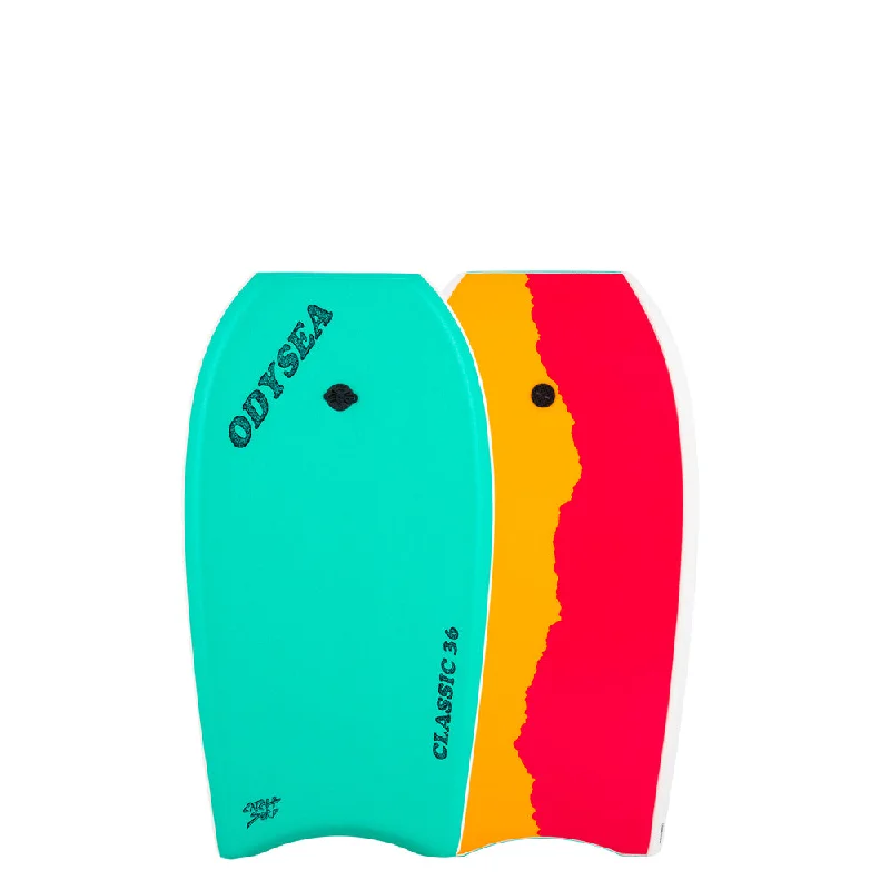 surfboard bag with reinforced seams for durability-Odysea - 36" Classic Bodyboard - Turquoise