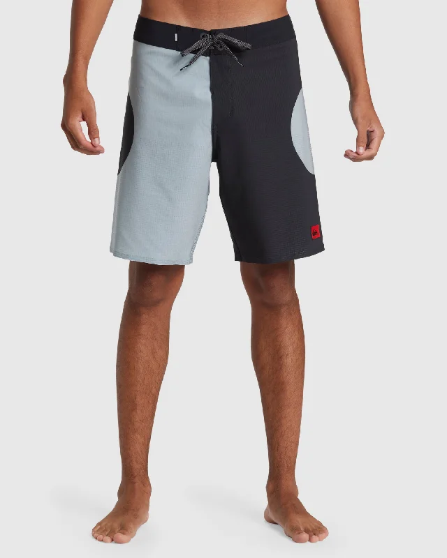 surf clothing with water repellent coating-Mens Highline Pro Straight 19" Boardshorts