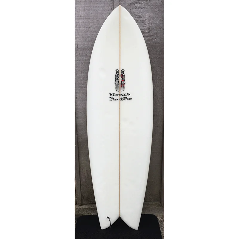 surfboard water-resistant cover for storage-Used North Pacific 6'0" Quad Fish Surfboard